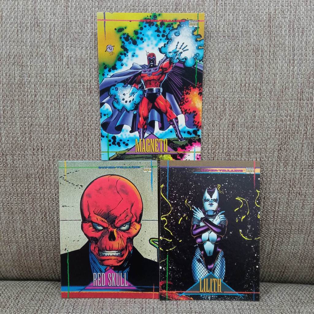 Kartu MARVEL 1993 SUPER VILLAINS Series Trading MARVEL Card