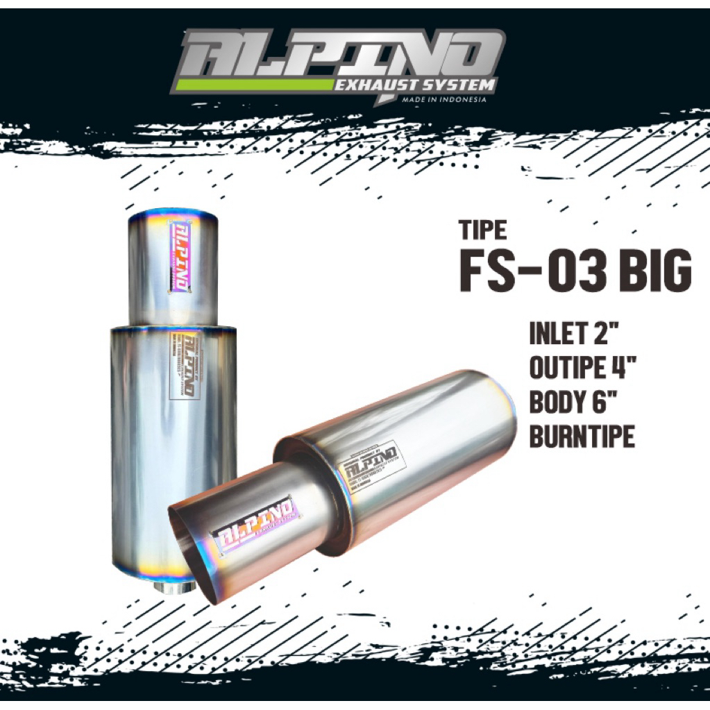 Knalpot Mobil Alpino FS03