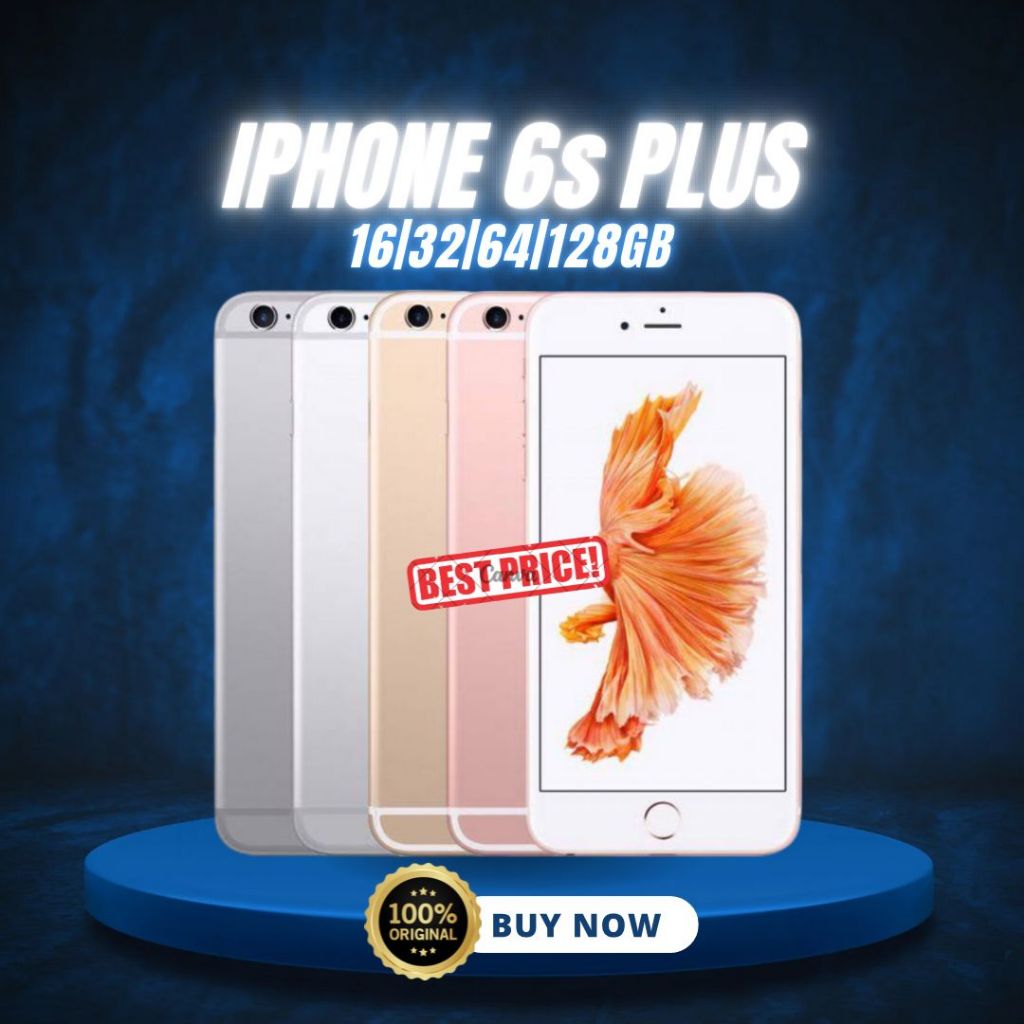 HP IPHONE 6S PLUS PONSEL PINTAR KEKINIAN KAMERA JERNIH SECOND KUALITAS TERBAIK 100%