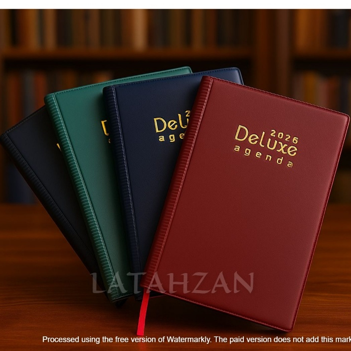

AGENDA DELUXE 2026 KERTAS KREM DAN PUTIH