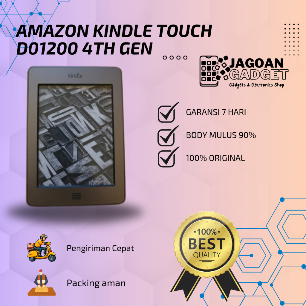 Kindle Touch E-Book Reader - Kindle D01200