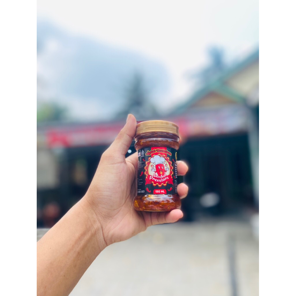 

Sambal premium | sambal cumi pedas | sambal cumi kemasan 150ml | tanpa pengawet