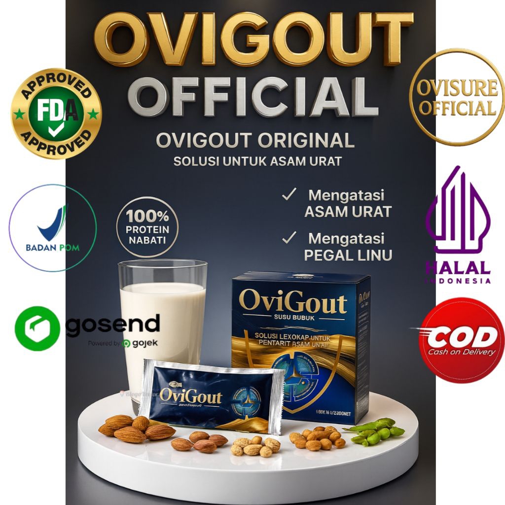 

OVIGOUT ORIGINAL SUSU KESEHATAN UNTUK ASAM URAT NYERI SENDI KESEMUTAN KEBAS DAN KESEHATAN TULANG LAINNYA
