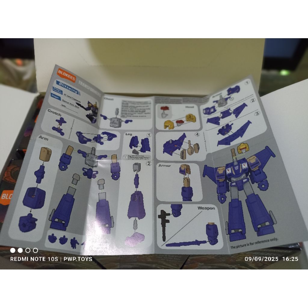 Blokees Transformers Galaxy Version 08 Blitzwing