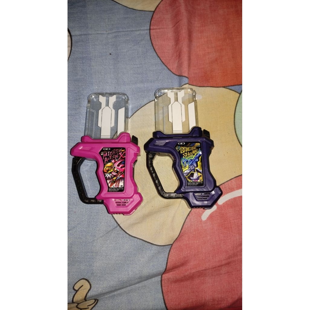 Dx Gashat mighty action x & Bang bang shooting