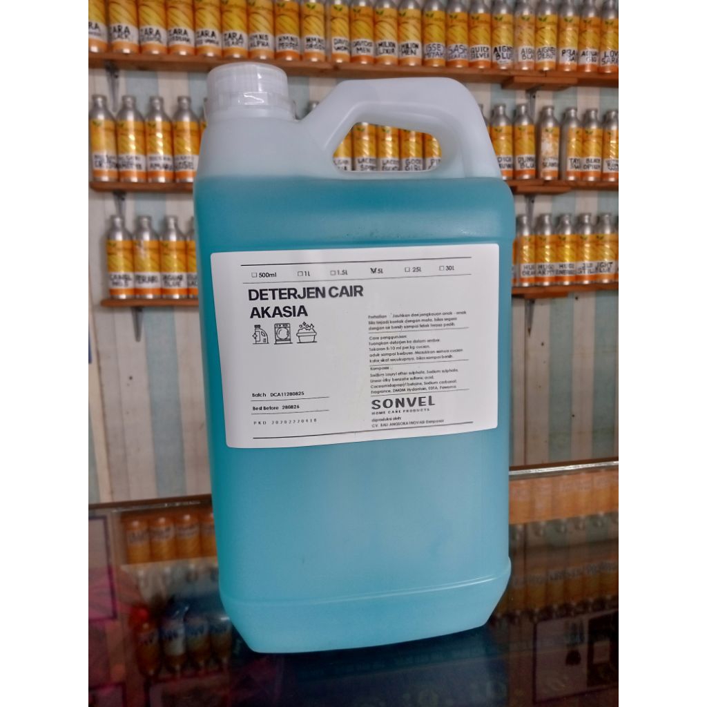 Sonvel Deterjen Cair 5 Liter Aroma Akasia