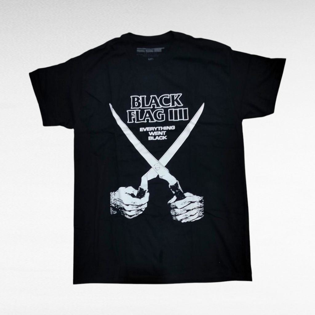 Tshirt BLACK FLAG - EVERYTHING WENT BLACK