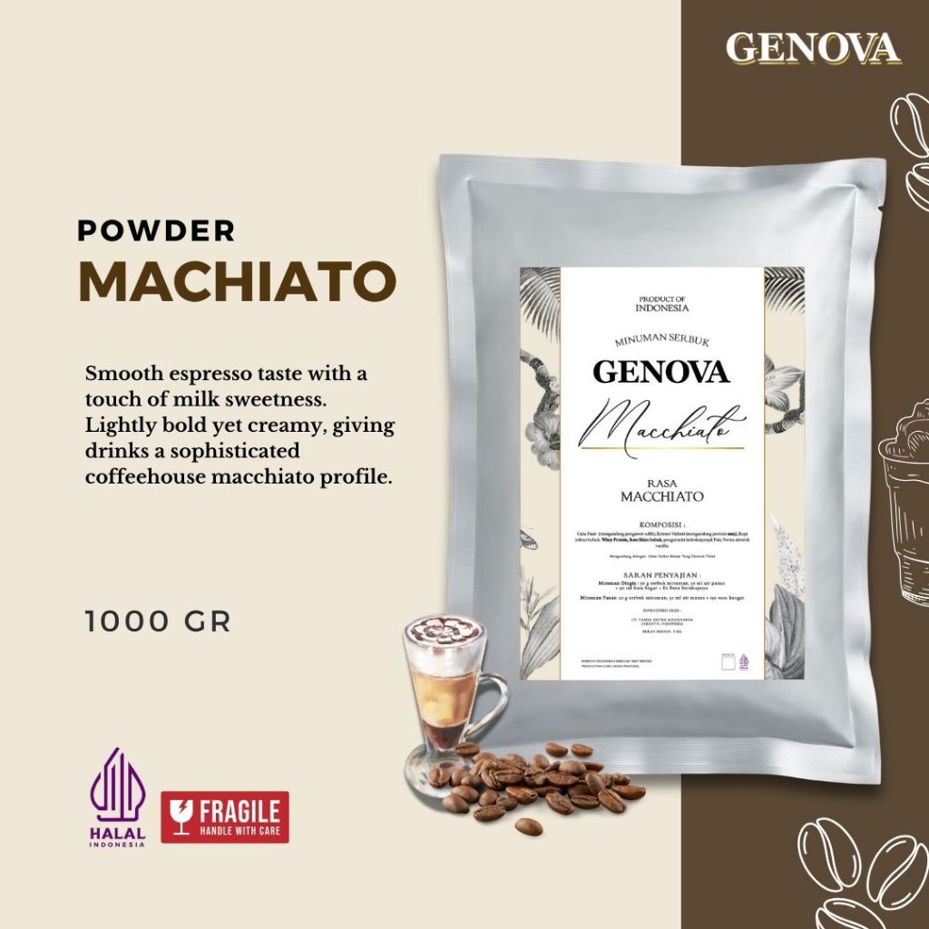 

GENOVA Macchiato Frappe - 1000gr