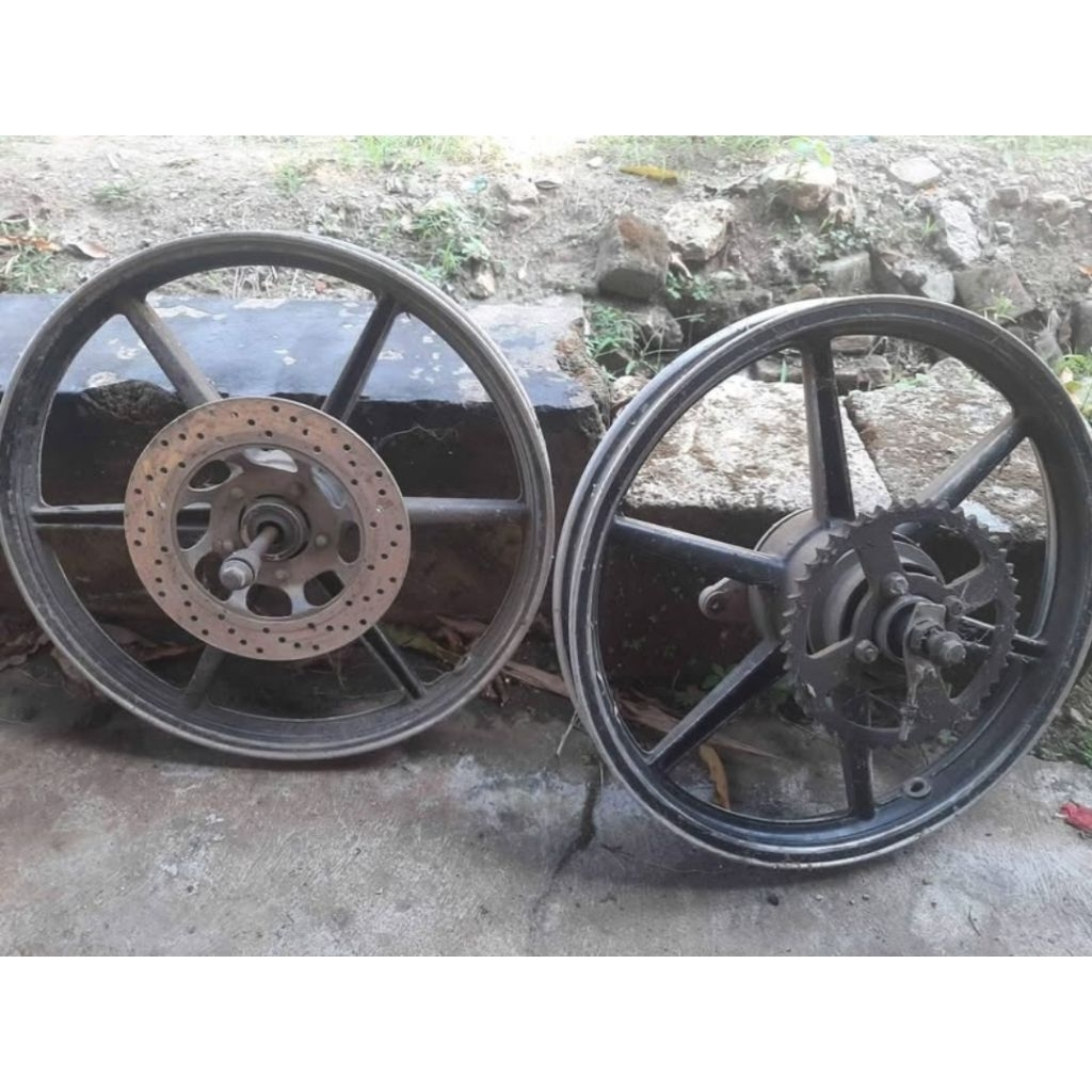 Velg TK japan racing palang 6 ring 17 140x160 depan belakang langka