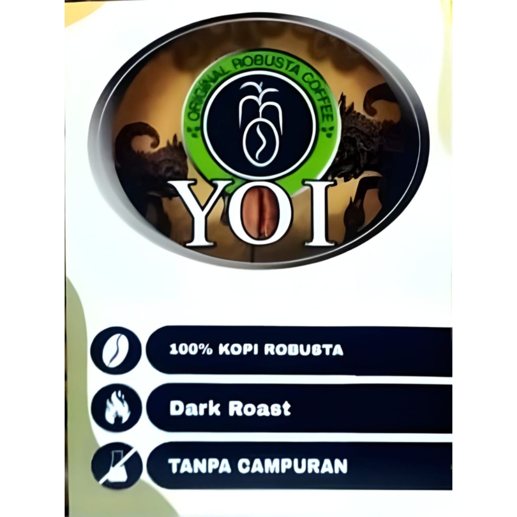 

Yoi Biji Kopi Bubuk Fine Robusta Coffee Roast Beans
