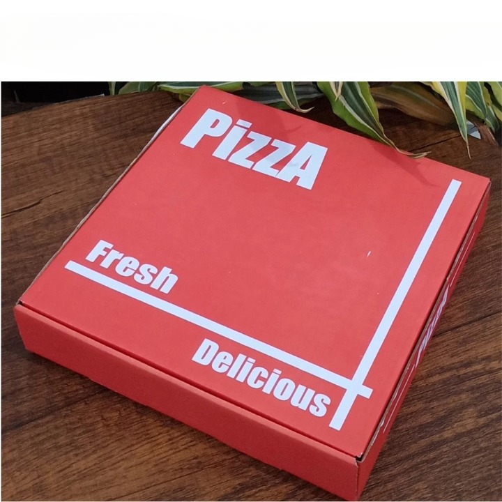 

Box Pizza Loyang 21 Premium E Flute Ukuran 21x21x4cm