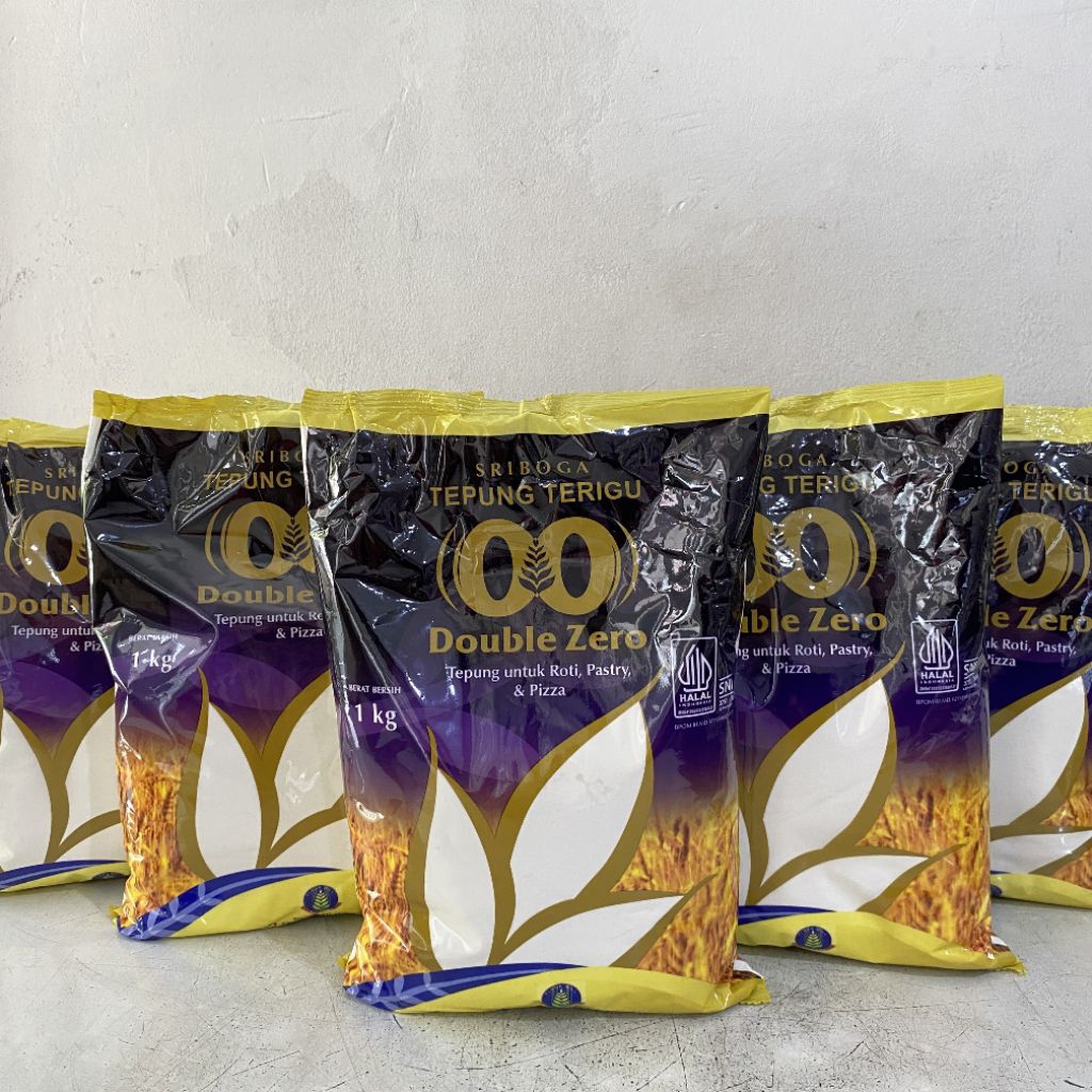 

Sriboga tepung terigu DOUBLE ZERO 1 kg | tepung double zero | tepung sriboga