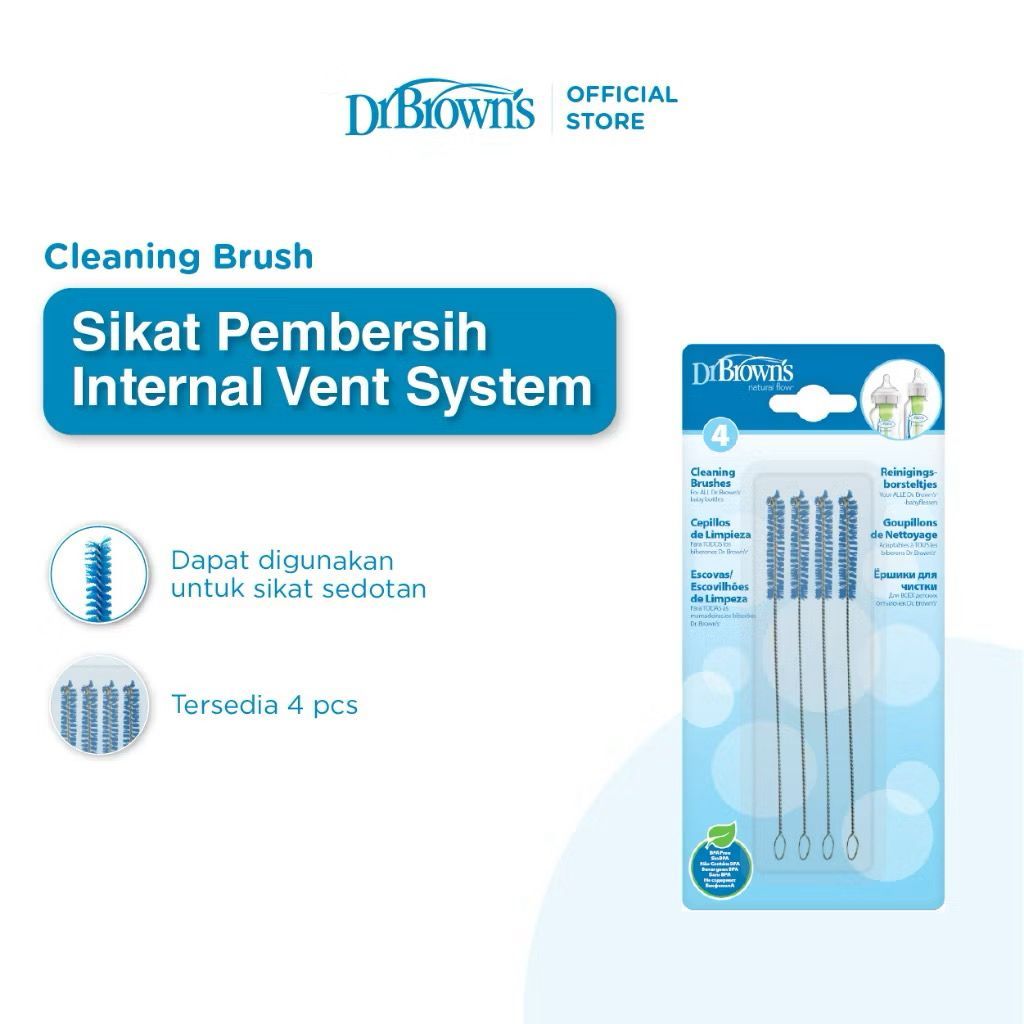 Dr.Brown's Cleaning Brush, 4-Pack / Sikat botol - 620