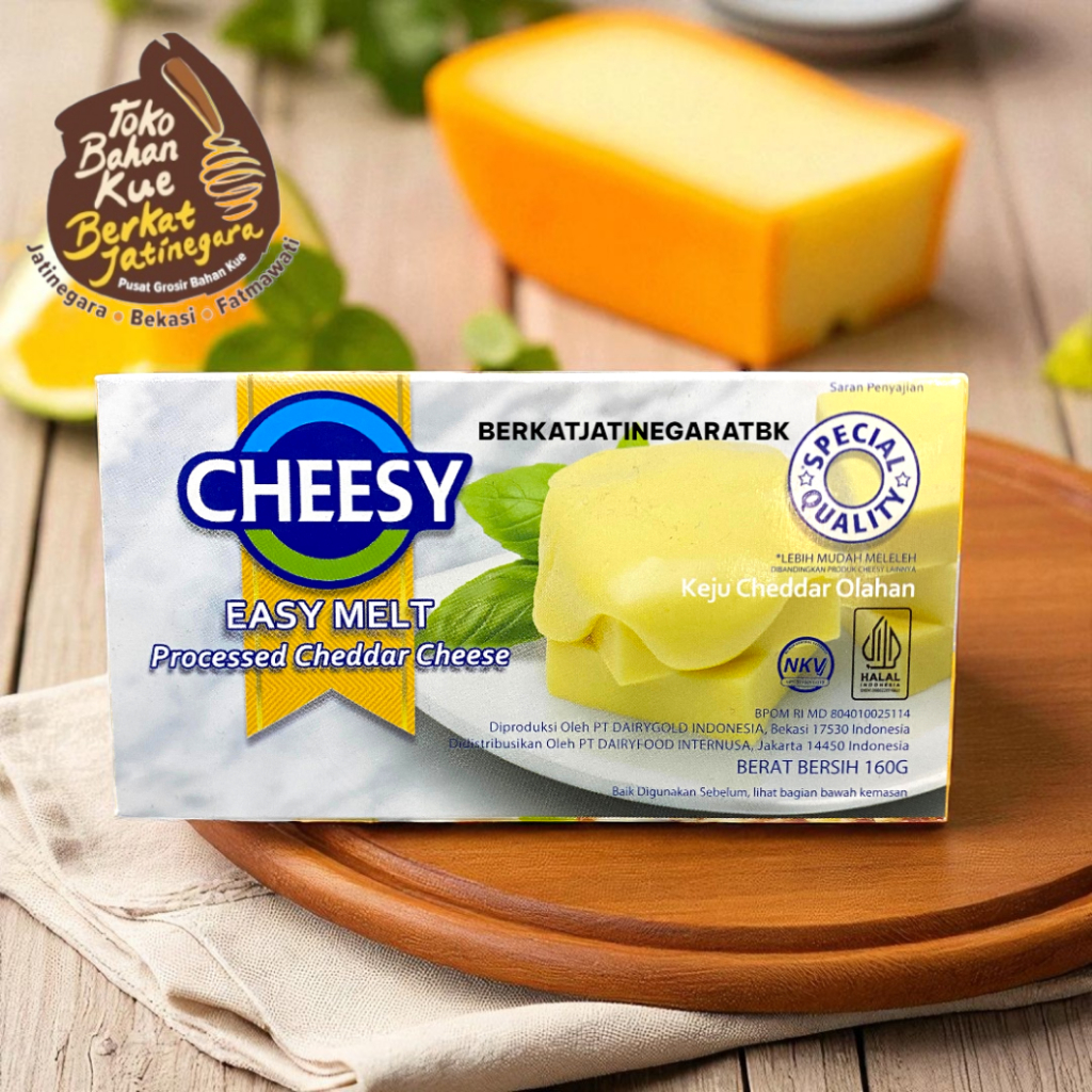 

CHEESY EASY MELT CHEDDAR KEMASAN 160 GR