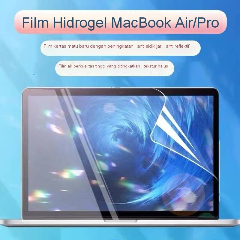 Hydrogel Premium Screen Protector Compatibel Laptop Apple MacBook Air 13.6 M2 2022 Anti Shock