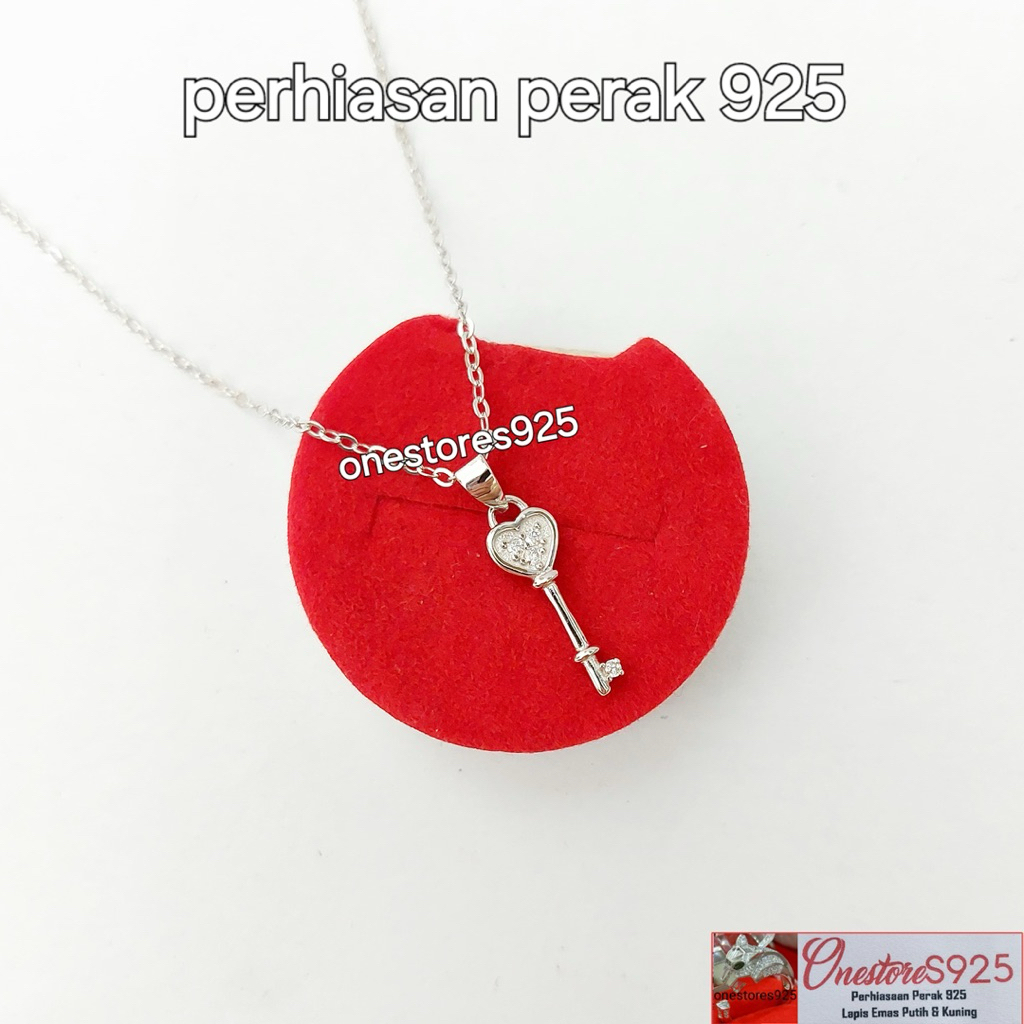 KALUNG KOYE KUNCI PERAK 925 LAPIS EMAS PUTIH KOYE 41
