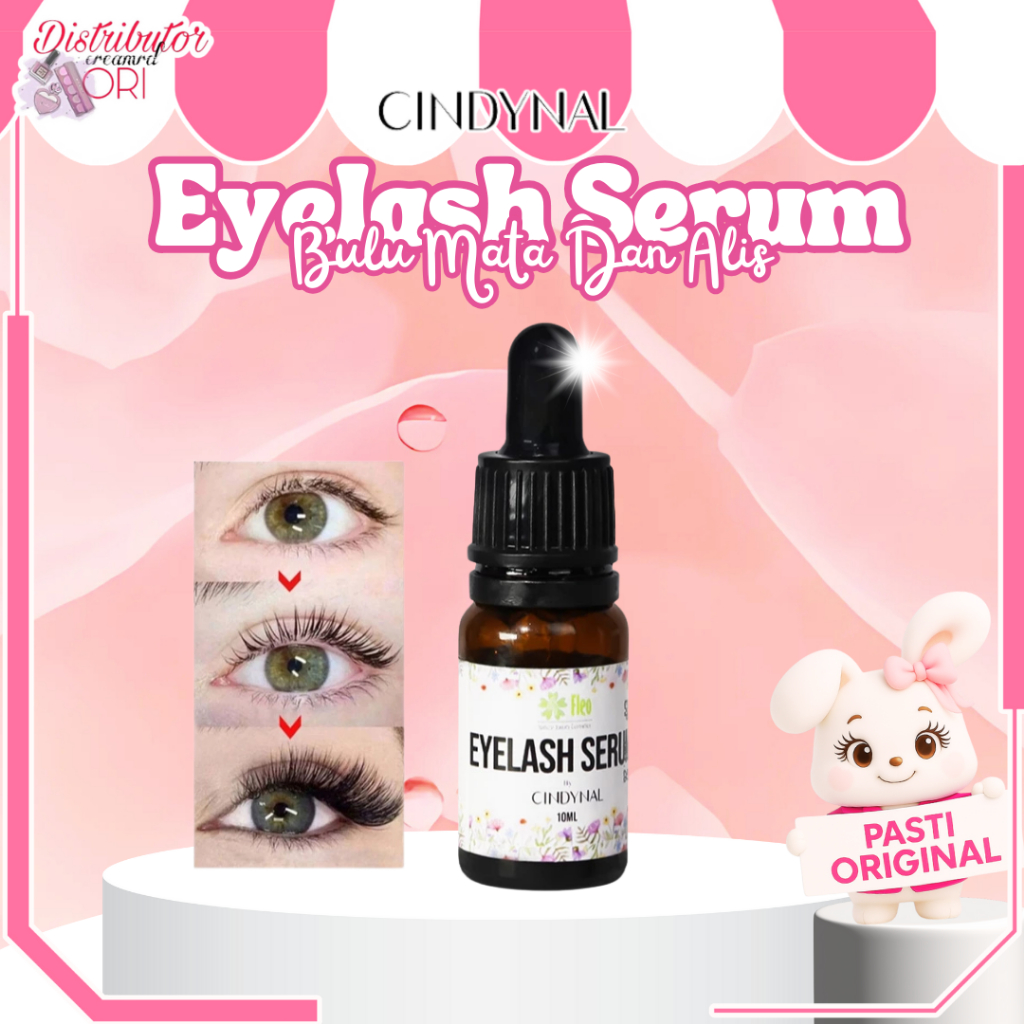 CINDYNAL Serum Bulu Mata Dan Alis Eyelash 10 Ml | Distributor Cream Ori