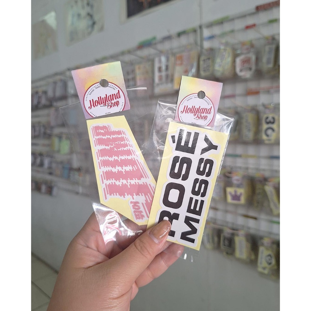 

Sticker BP Blackpink Logo Part 1 (5pcs Sticker) UNOFFICIAL