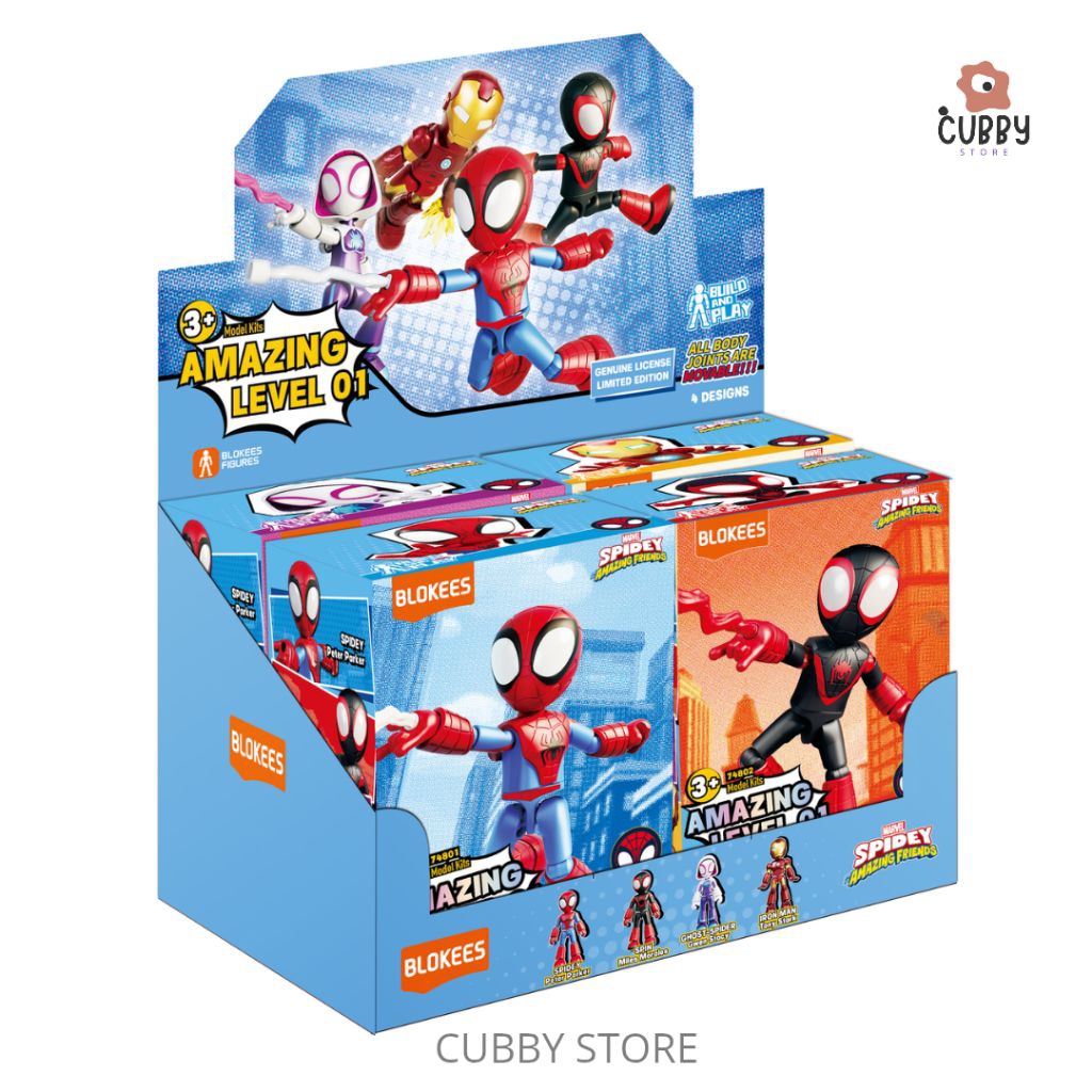 Mainan Anak Blokees Amazing Spiderman Spidey AL01 Action Figures