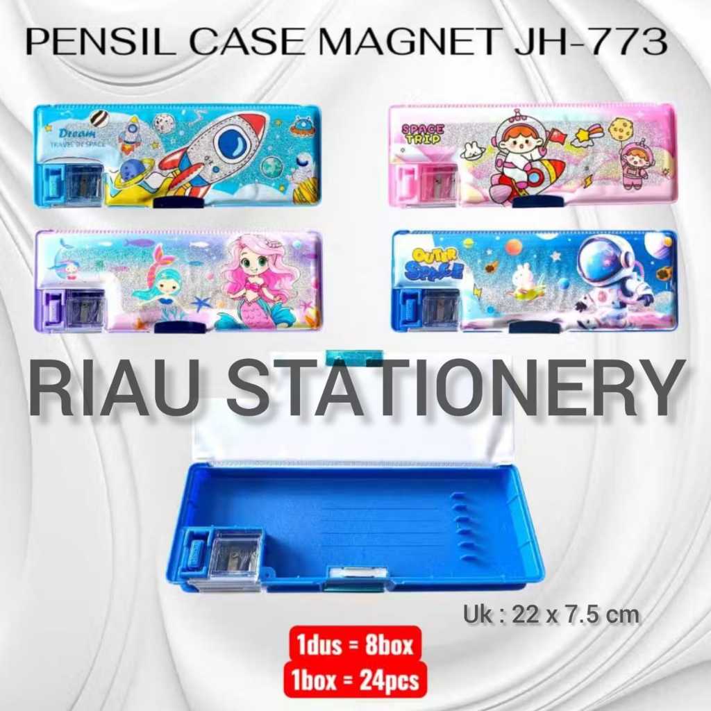 

Pensil Case Magnet JH-773 motif kilat/ tempat pensil magnet karakter lucu
