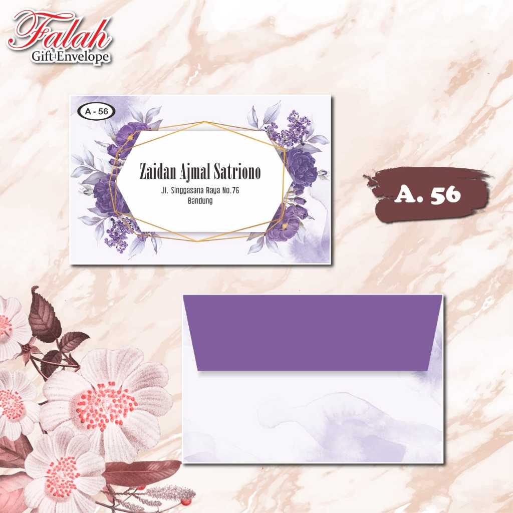 

Blangko Amplop Motif Falah A 56 Murah Isi 50
