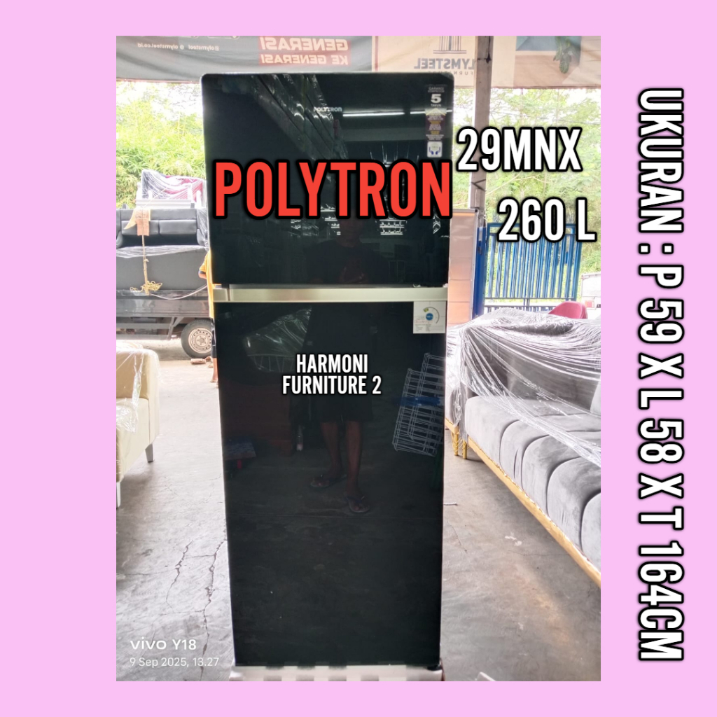 KULKAS POLYTRON 2 PINTU 29 MNX KULKAS POLYTRON 2 PINTU TANPA SALJU KULKAS POLYTRON 2 PINTU 25 MNX KU