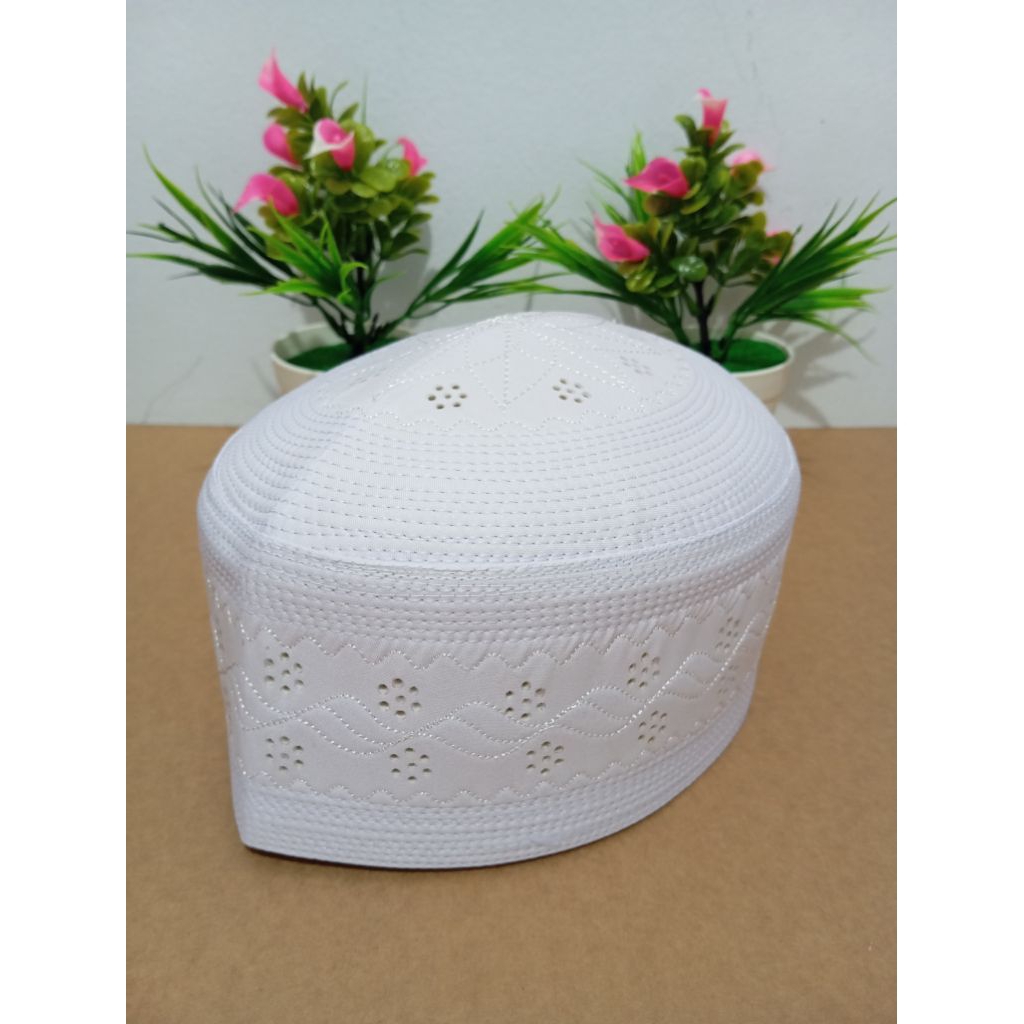 PECI KOPIAH SONGKOK KOPIAH HAJI PECI PUTIH PECI ALDAN PUTIH