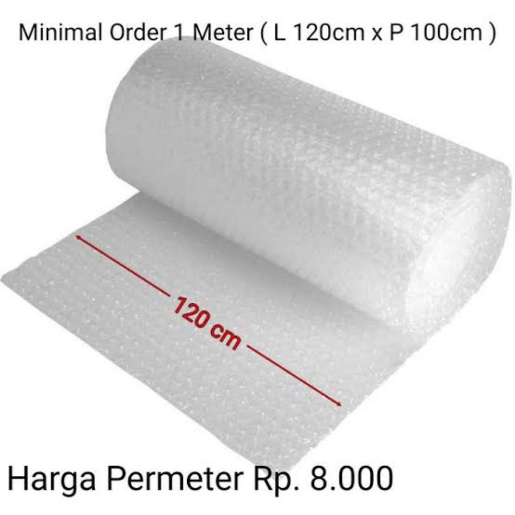 

BUBBLE WRAP 1METER MURAH PEMBUNGKUS PAKET