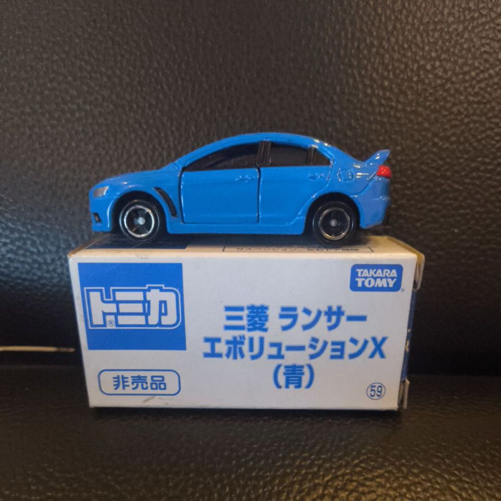 Mitsubishi Lancer Evolution X Blue Tomica Expo 2015