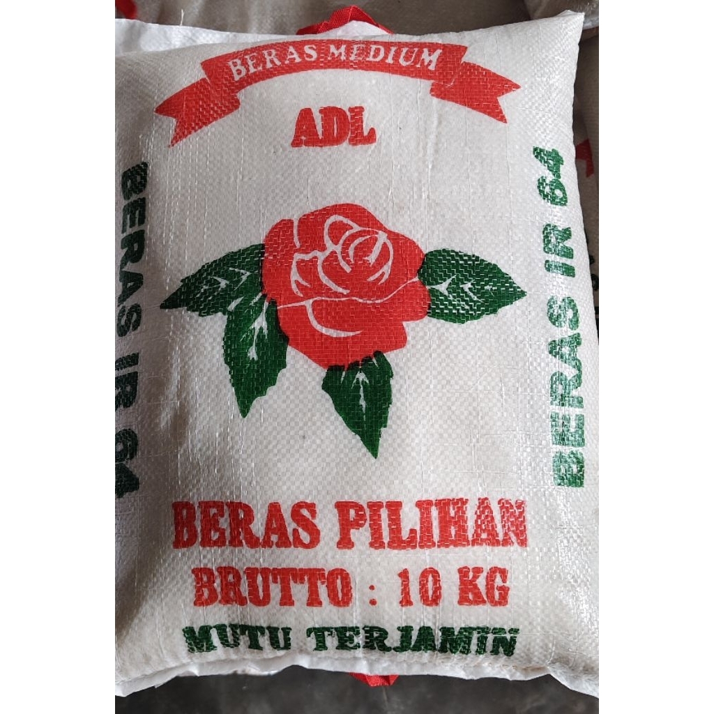 

BERAS CAP MAWAR ADL, BRUTO 10 kg