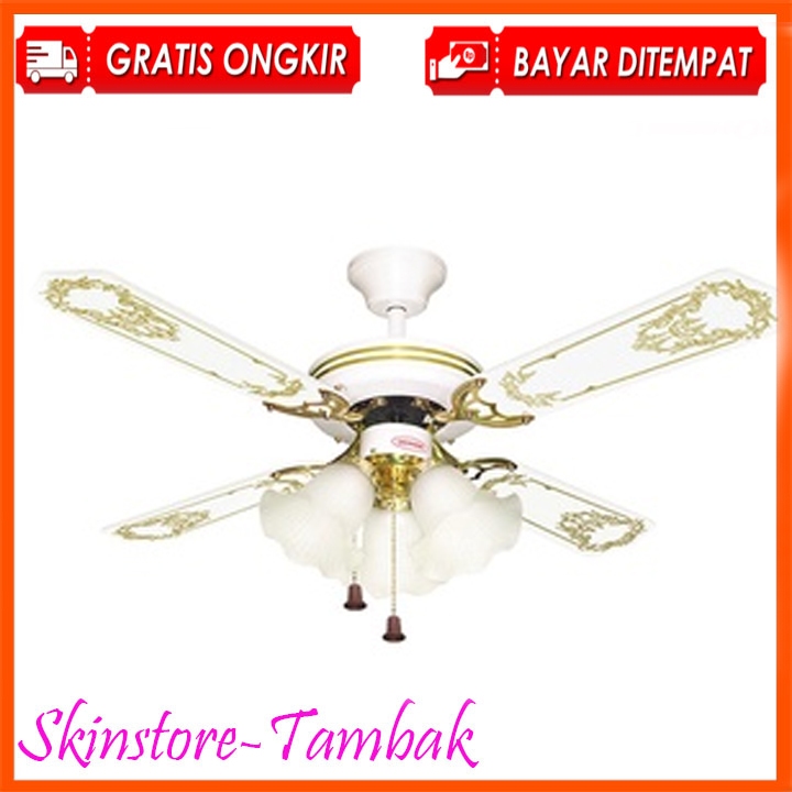 Uchida/maspion Kipas Angin Gantung /Kipas Angin Hias 3 Lampu - 42 inch CF-125