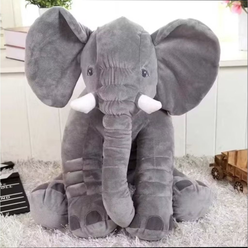 boneka mewah viral gajah ikea elephent gajah gajah duduk gajah lucu mewah ukuran jumbo berlebel sni