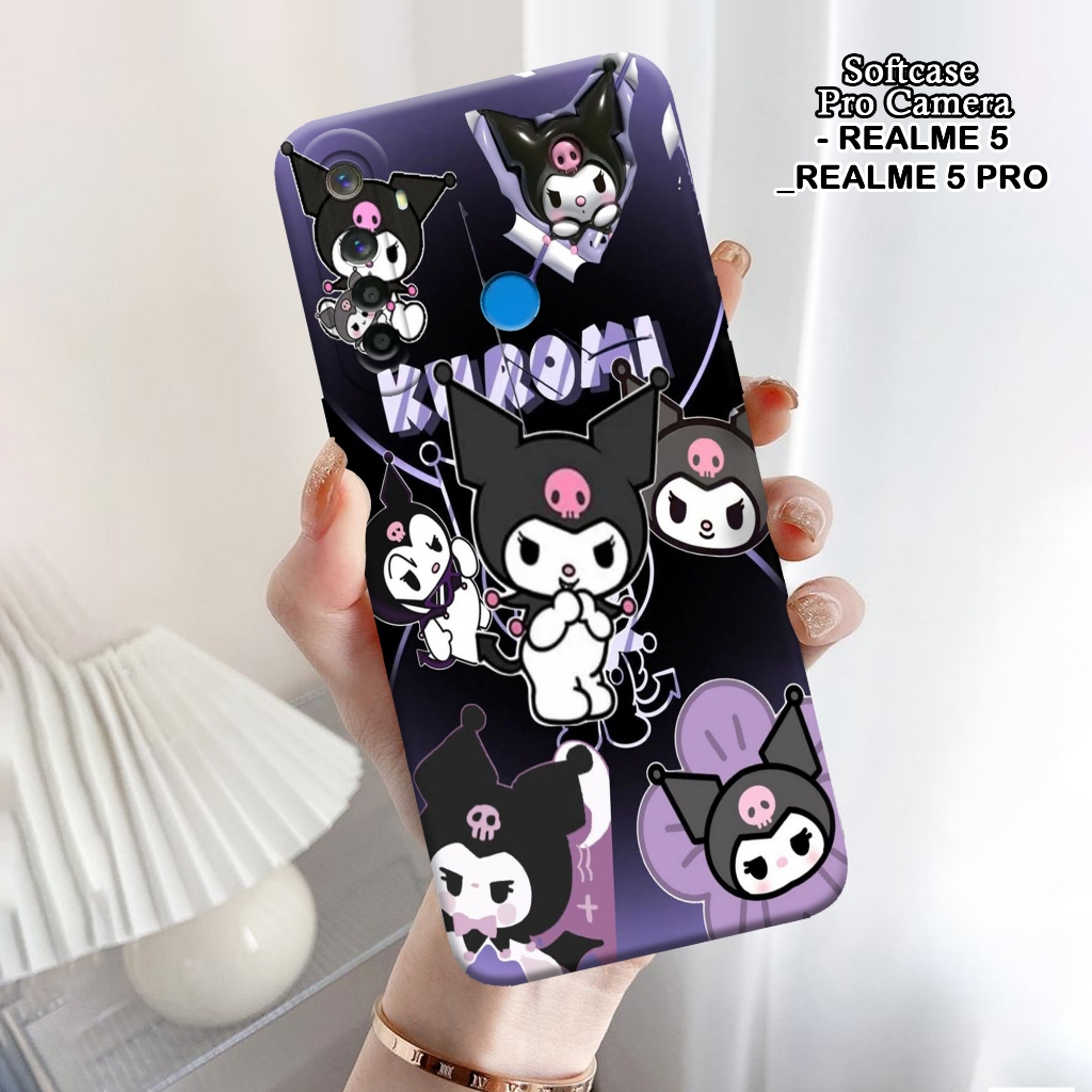 Softcase Realme 5 / 5 Pro - ORORA - Casing Realme 5 - Motif case Kartun - Realme - Softcase Realme 5