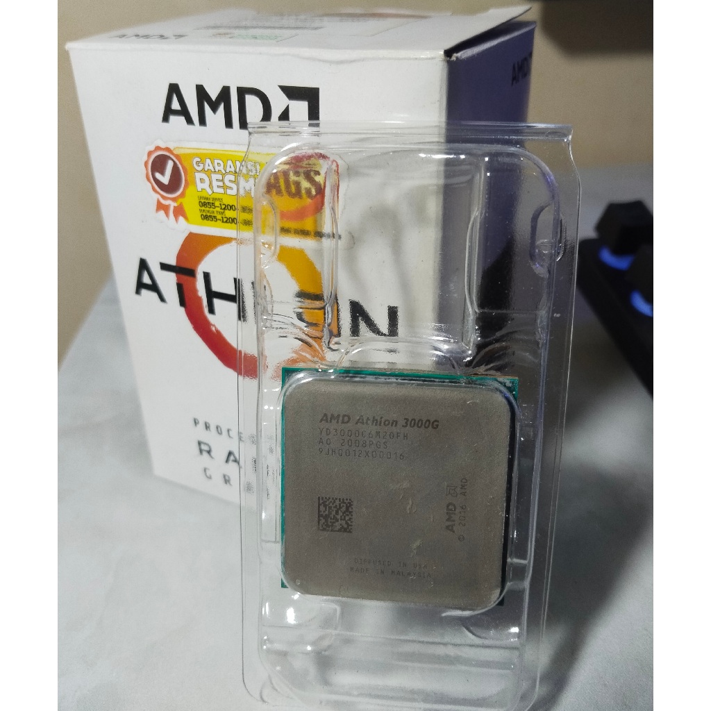 Processor AMD Athlon 3000G 3.5 GHz Socket AM4 With Radeon Vega 3 Graphics