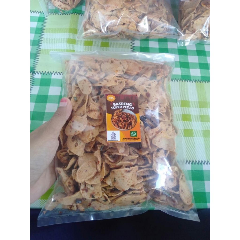 

Basreng pedas 1kg