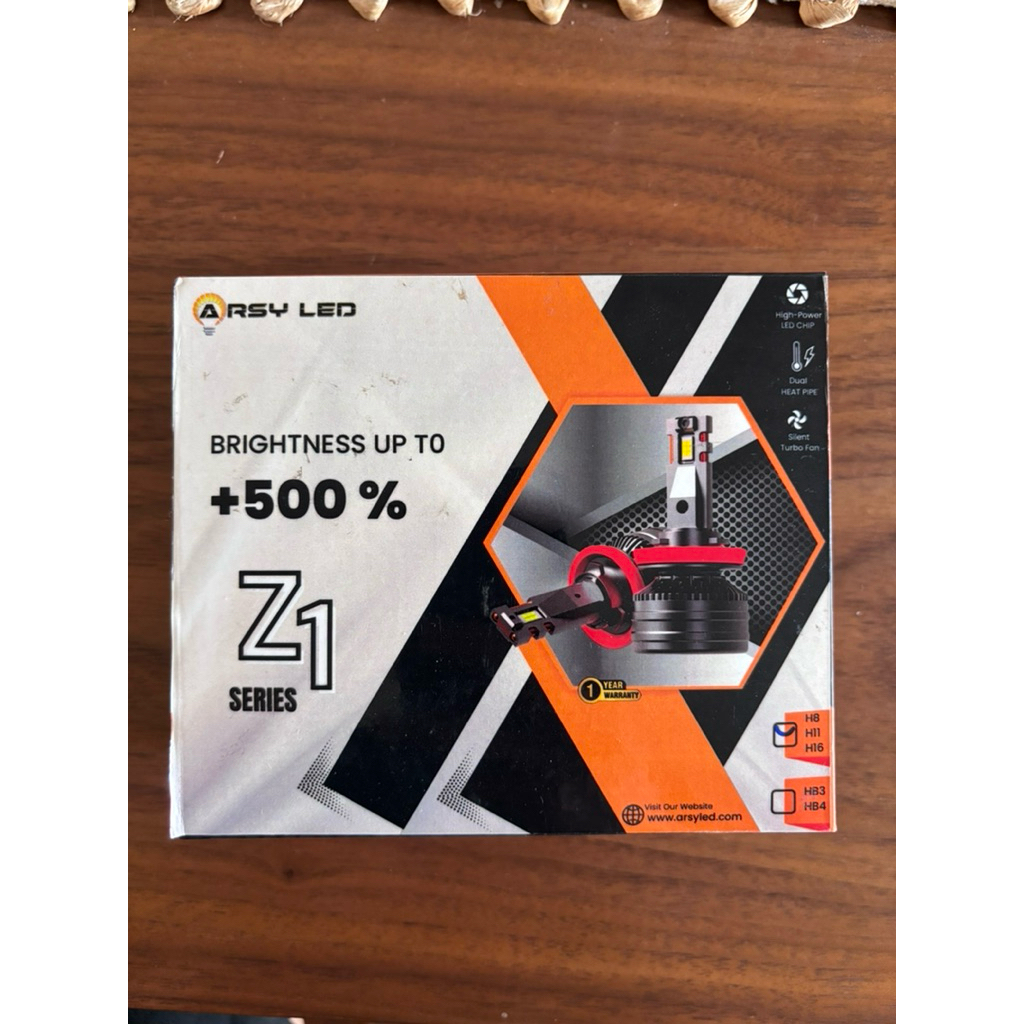 Lampu LED ARSYLED Innova Reborn BRV Rush Terios Dekat Jauh H11. Putih Dekat H11