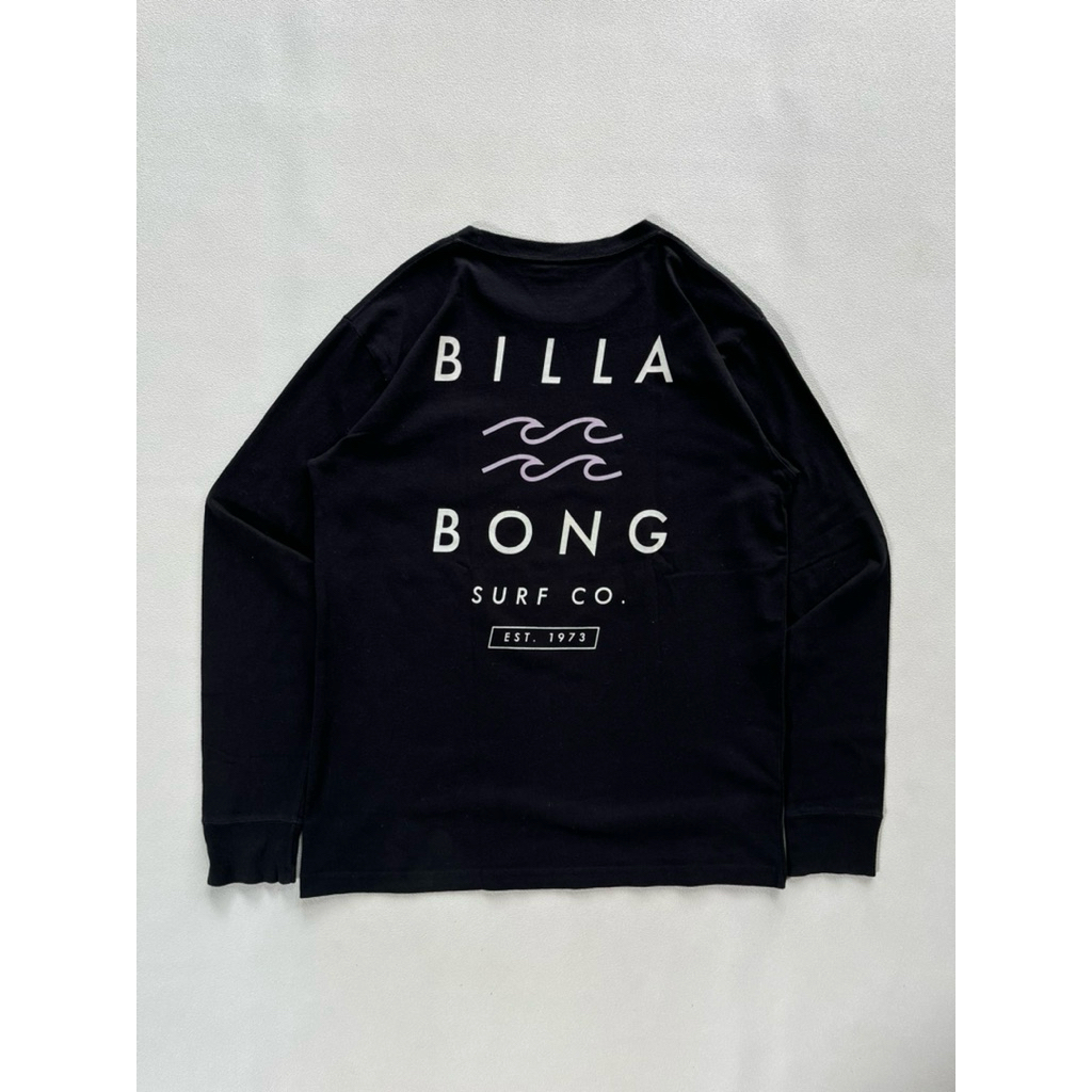 kaos billabong pocket longsleeve