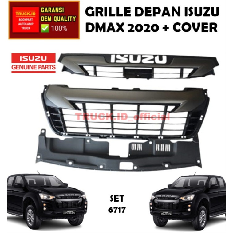 GRILLE GRILL RAMBANG DEPAN ISUZU DMAX DMAC 2020 + COVER
