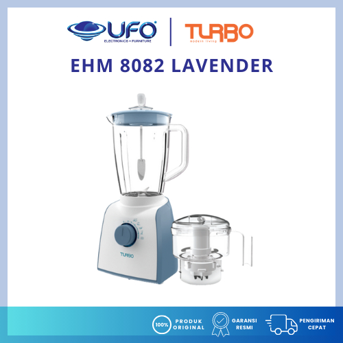 Turbo Blender + Chopper 2 Liter EHM8082 Lavender