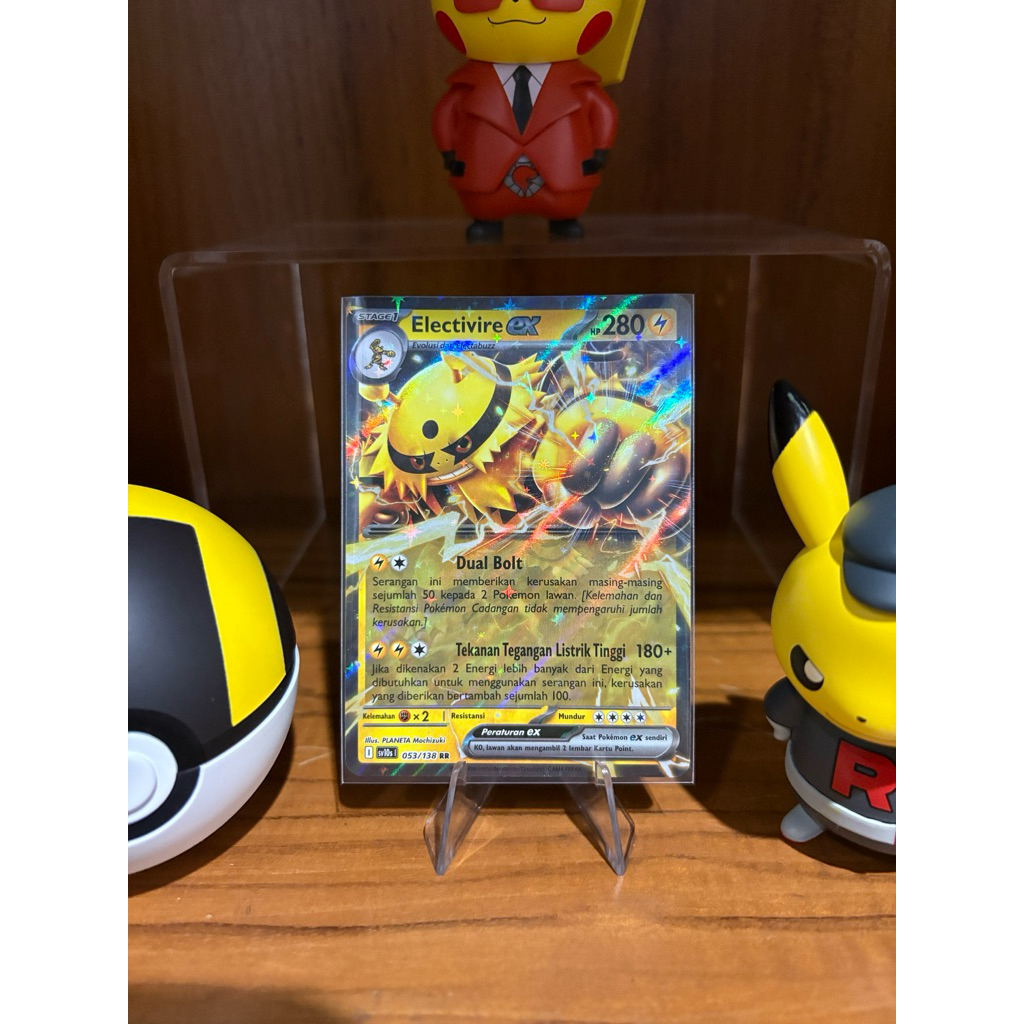Electivire Ex 053/138 IND - RR - Kehadiran Juara - Pokemon TCG