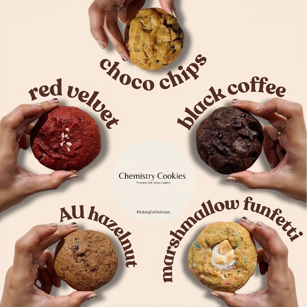 

[BUY 5 GET 1 FREE] Soft Baked Cookies by chemistry cookies