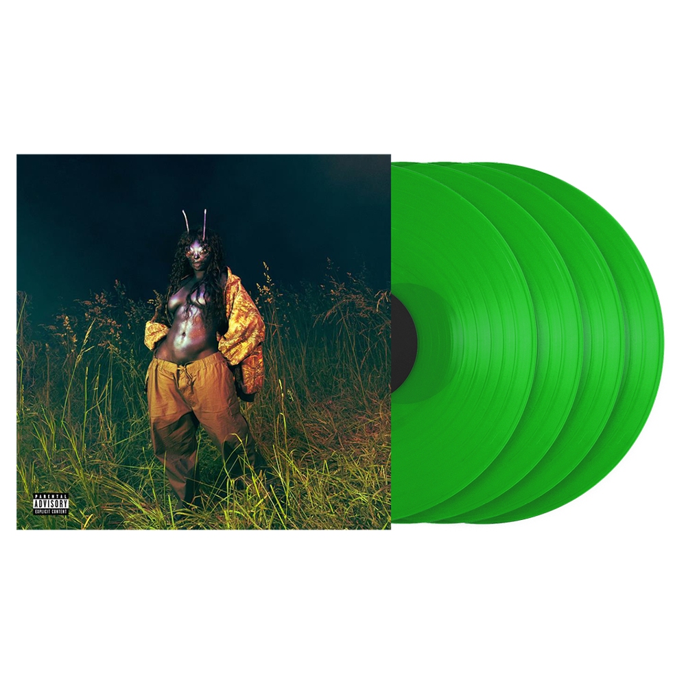 Vinyl Piringan Hitam SZA - SOS Deluxe: Lana 4xLP Neon Green Vinyl