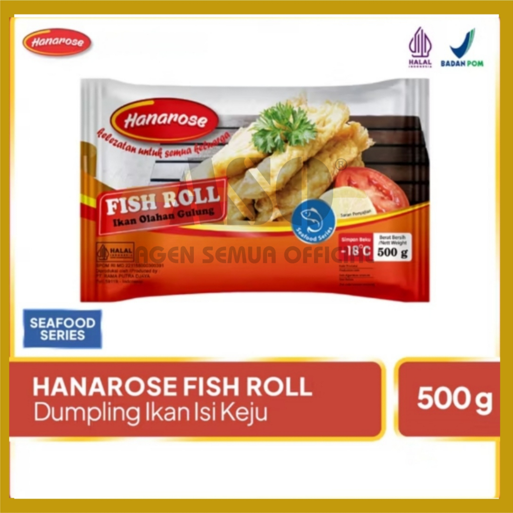 

HANAROSE Fish Roll 500gr - Frozen Food PROMO !!!