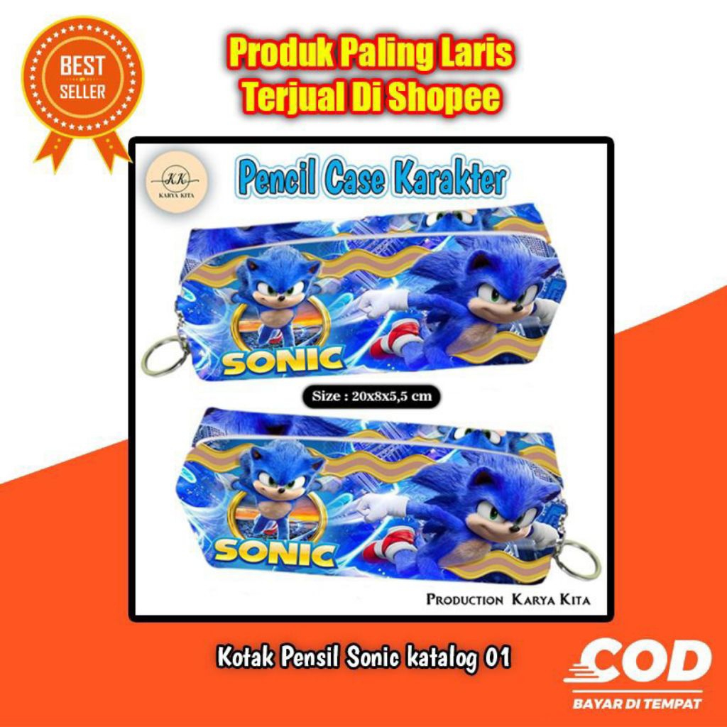 

BEST SELLER | TEMPAT PENSIL KARAKTER SONIC