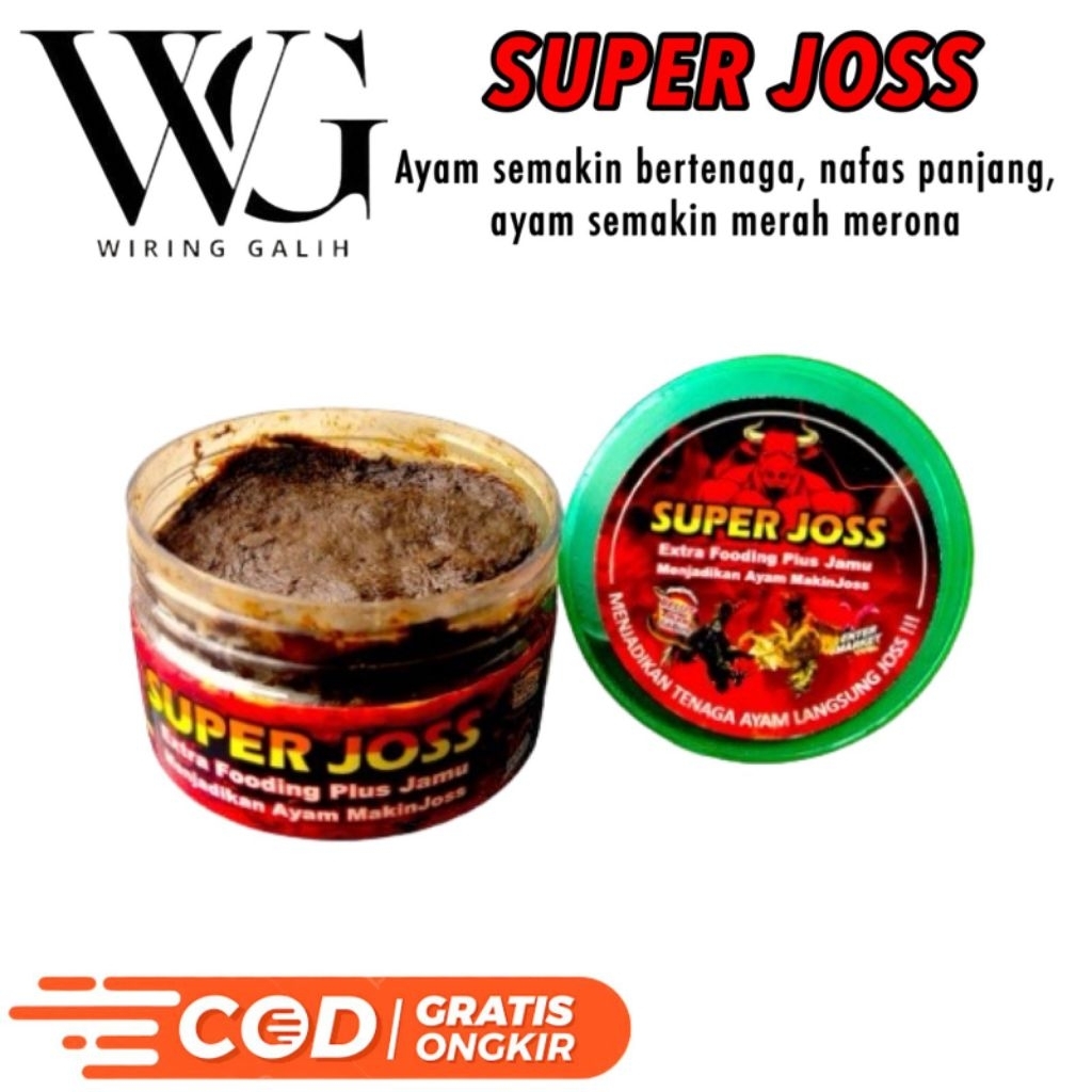 Super Joss jamu plus extrafooding kamlang basah isi 300 gram