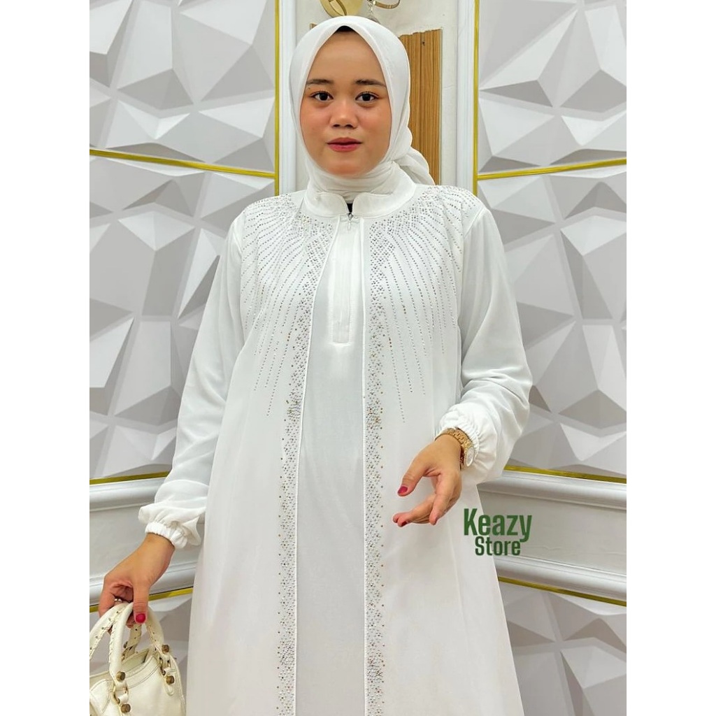 Gamis Wanita Elegan Cocok Untuk Pengajian Gamis Syari Gamis Syar'i Best Seller Terbaru Simple New Ar