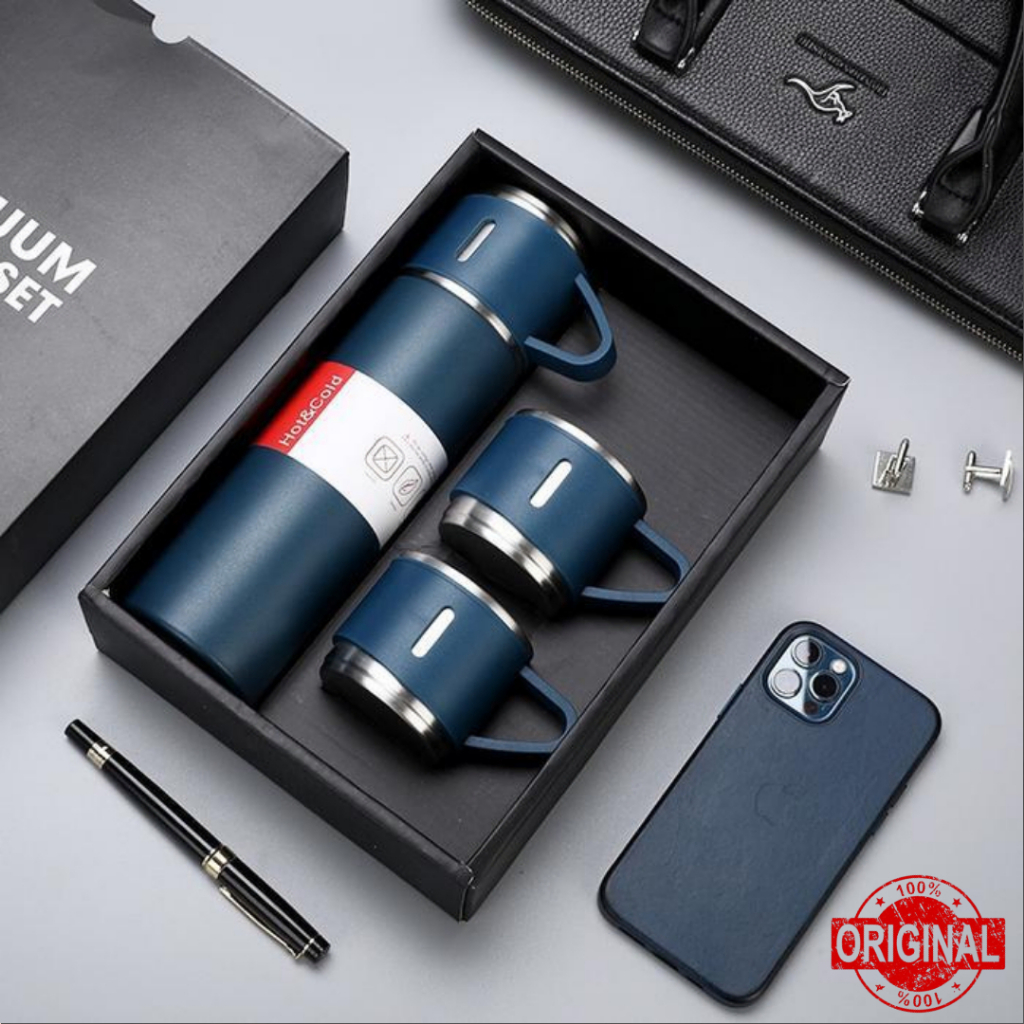 [ ASLI SUPER ] TERMOS SULTAN SET CANGKIR / TERMOS SET KADO DAN SOUVENIR 500ML