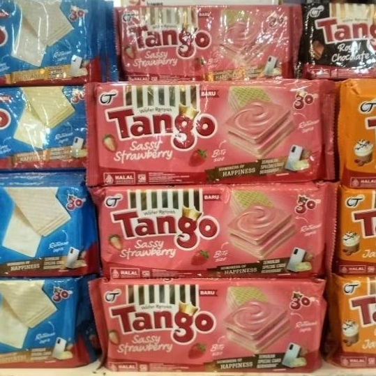 

{TERMURAH}Wafer Enak Tango Besar 110gr -Coklat/Vanilla/Strawberry/Javamocca