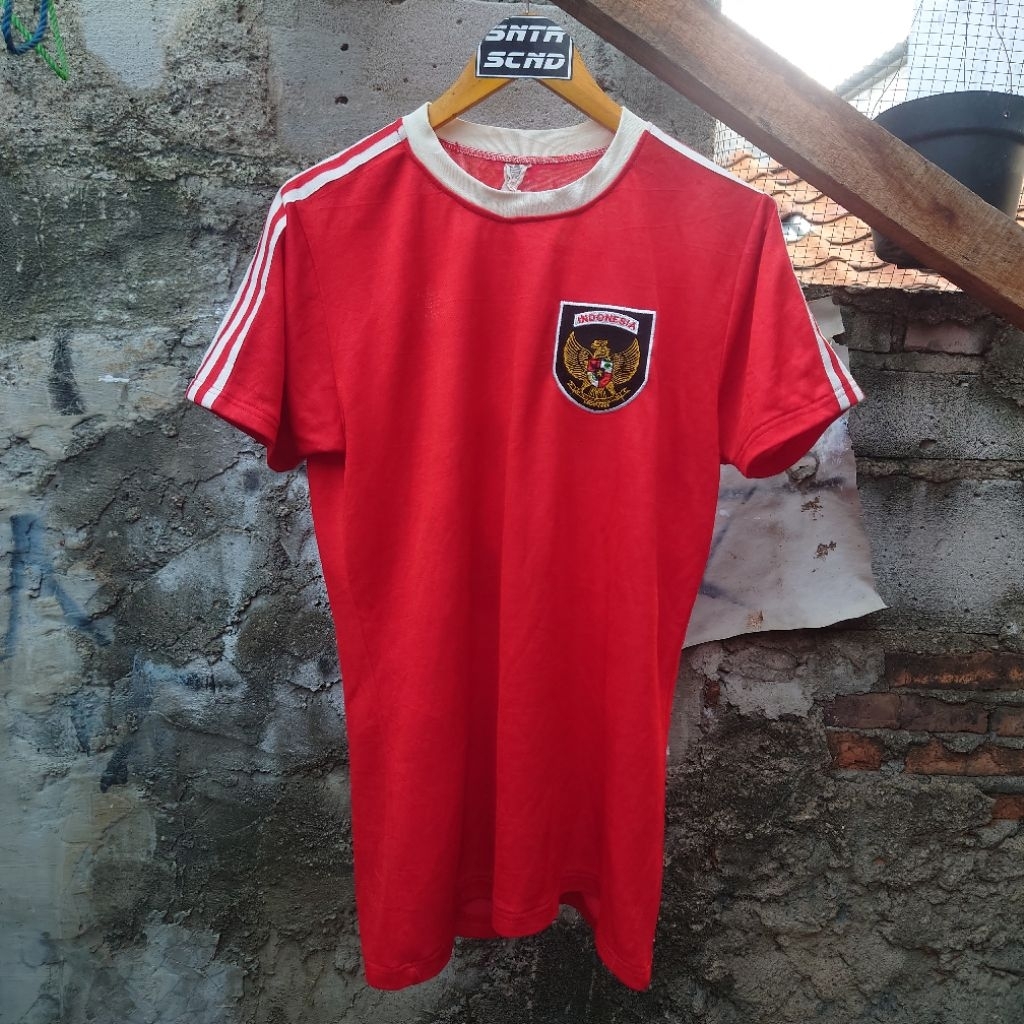 Jersey Timnas Indonesia Home U-20 WorldCup 1979 Original Adidas Jadul Vintage