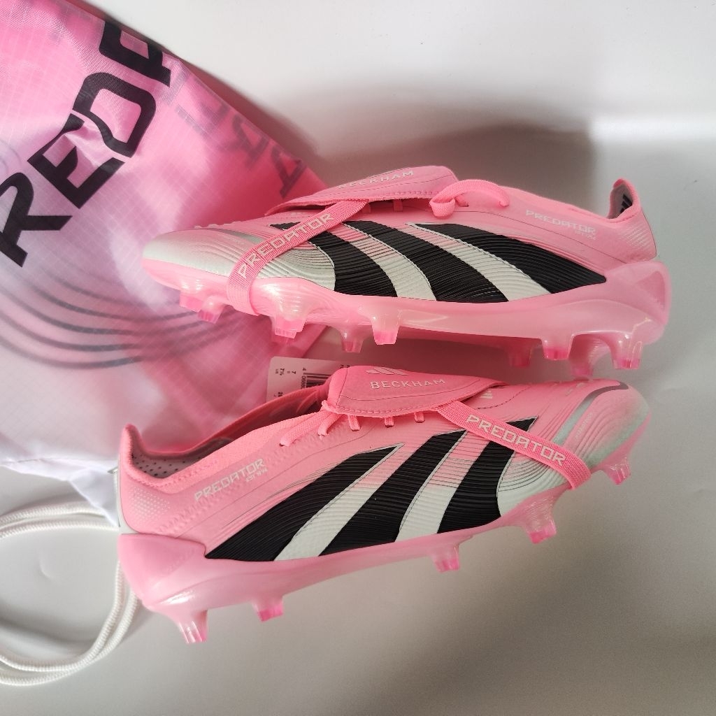 Sepatu Bola Adidas Predator Elite FT David Beckham Beam Pink